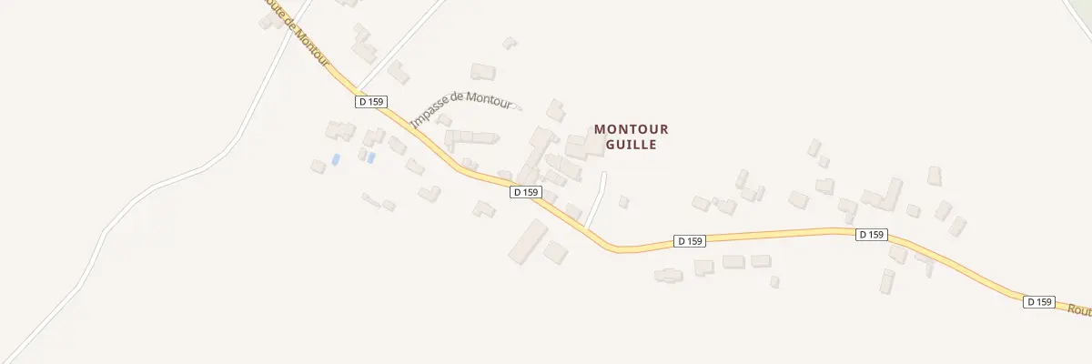 Plan du 418 Rte de Montour à Nercillac