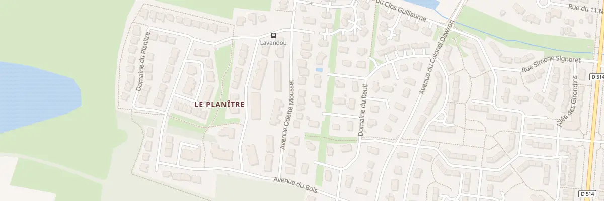 Plan du 13 Av Odette Mousset à Ouistreham