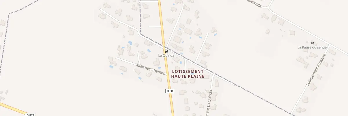 Plan du 2 Imp Haute Plaine à Ousse