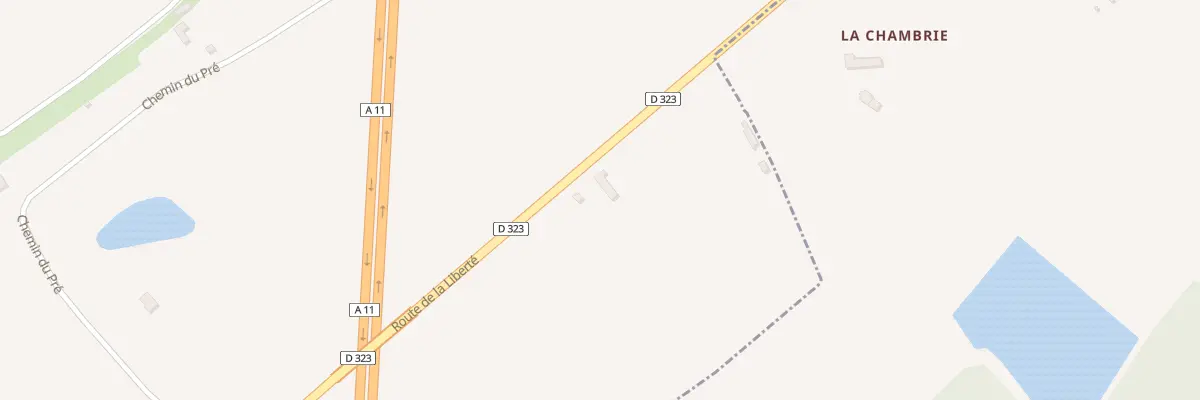 Plan du 5345 La Benissiere à Huillé-Lézigné