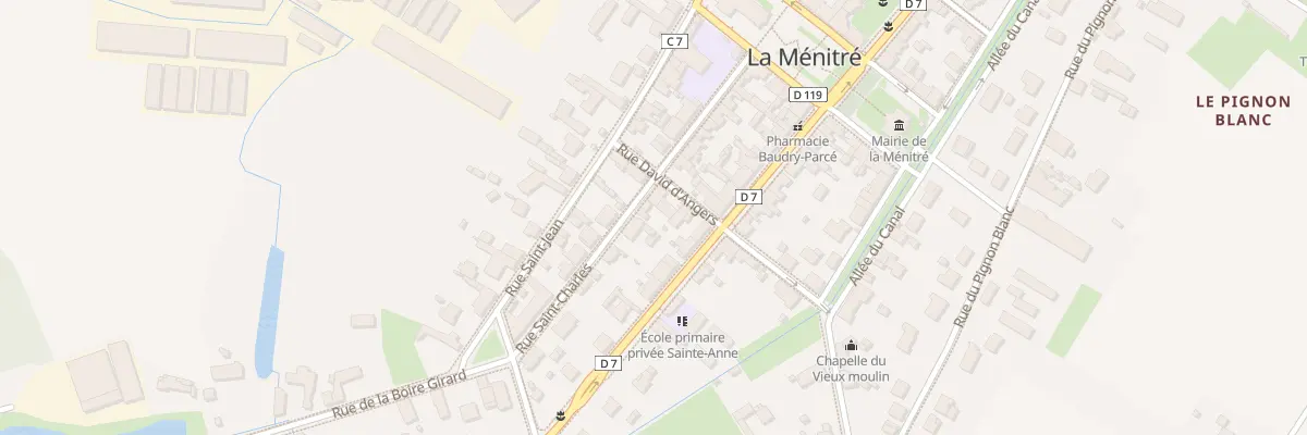 Plan du 17 Rue Saint Charles à La Ménitré