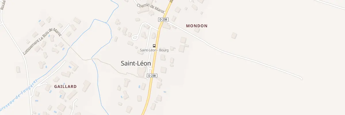 Plan du 17B Rte de Mondon à Saint-Léon
