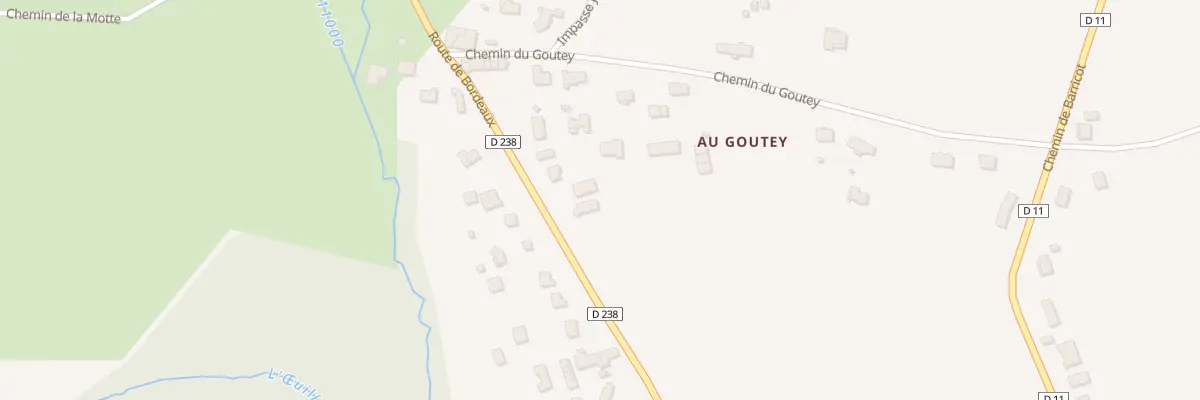 Plan du 33 Rte de Bordeaux à Targon