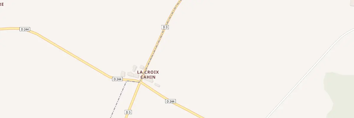 Plan du 2 La Croix Cahin à Saint-Calais-du-Désert