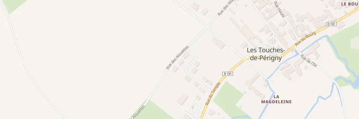 Plan du 9 Rue de la Magdeleine aux Touches-de-Périgny
