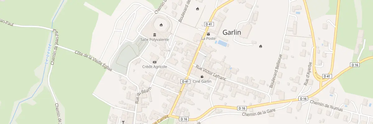 Plan du 5150 Pl de la Liberte à Garlin