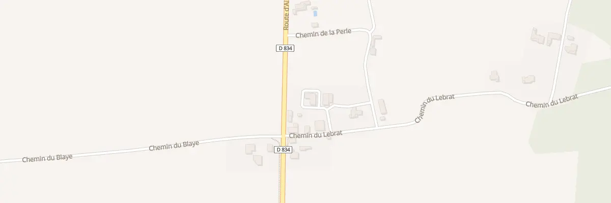 Plan du 75 Che du Lebrat à Saint-Agnet
