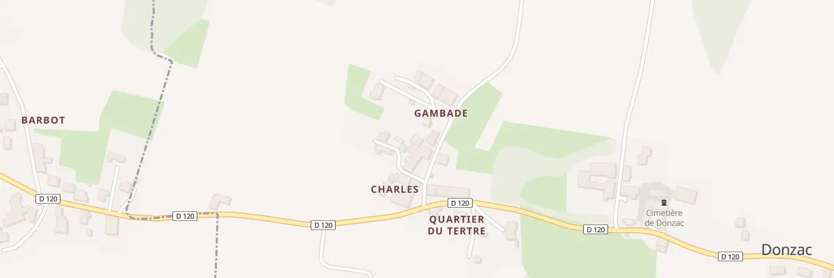 Plan du 10 Charles à Donzac