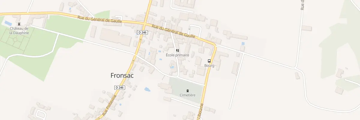 Plan du 6A Rue du Général d’Amade à Fronsac