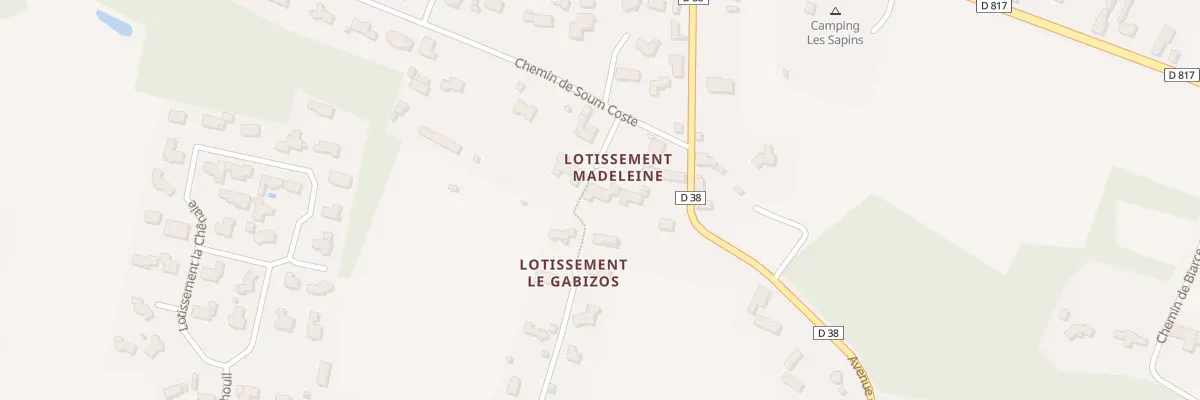 Plan du 5 Lot Madeleine à Ousse