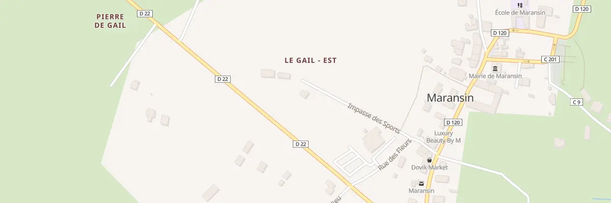 Plan du 310 Le Gail Est à Maransin