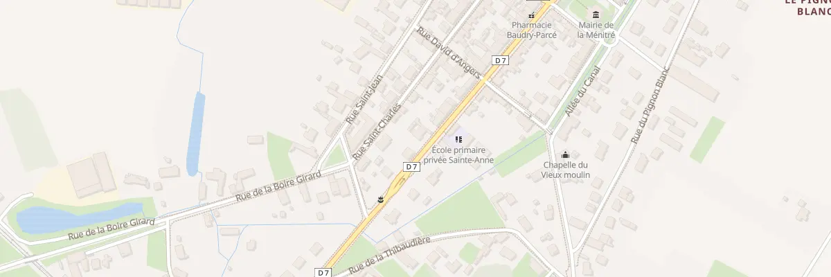 Plan du 34 Rue Marc Leclerc à La Ménitré