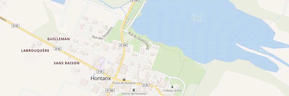 Plan du 207 Rue du Grand Étang à Hontanx