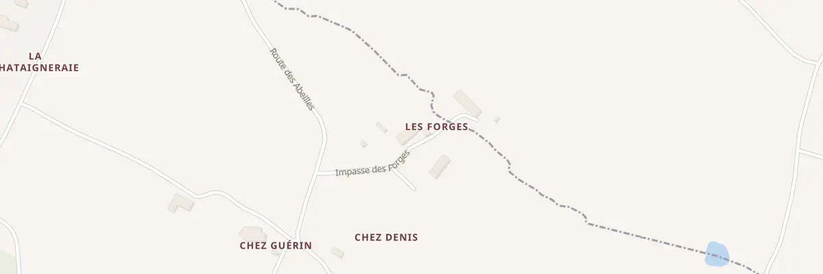 Plan du 5005 Les Forges à Sainte-Colombe