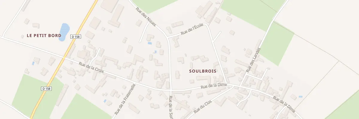 Plan du 6 Rue des Noues -Soulbrois à Thouars