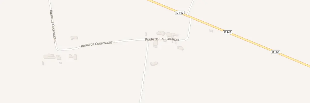 Plan du 3 Rte de Courcouteau à Chantillac