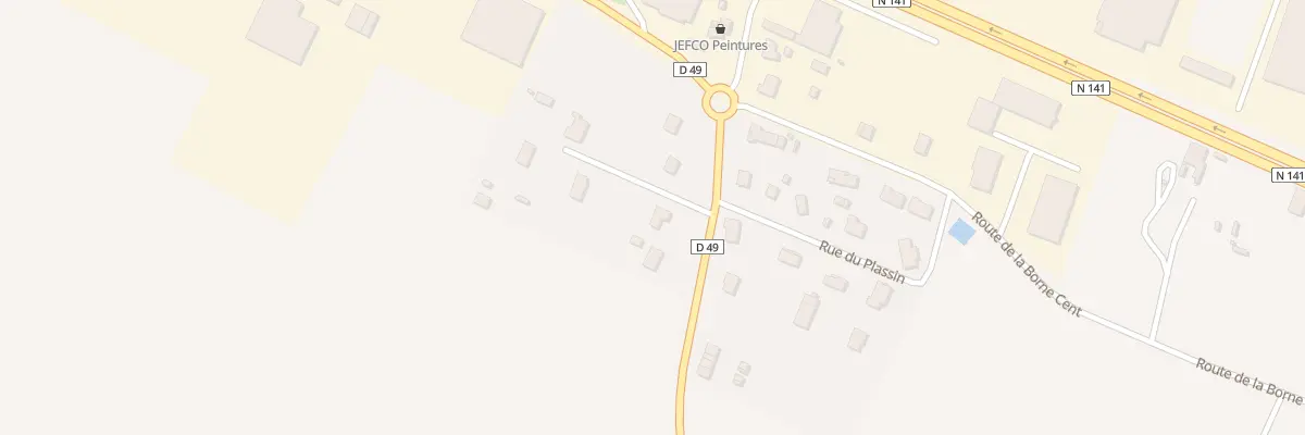Plan du 53 Rte des Grands Champs à Gensac-la-Pallue