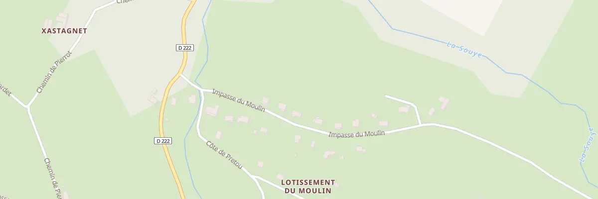 Plan du 3 Imp du Moulin à Barinque