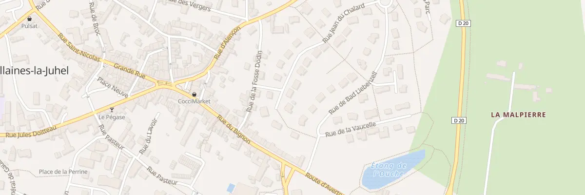 Plan du 4 Rue Jean du Chalard à Villaines-la-Juhel