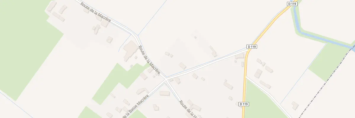 Plan du 3 Rte de la Basse Macrere à Mazé-Milon