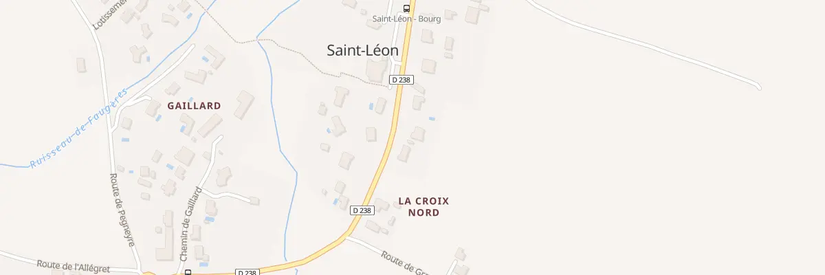 Plan du 9 Rte de Mondon à Saint-Léon