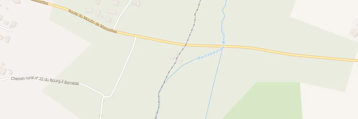 Plan du 121 Moulin de Masseilles à Roaillan