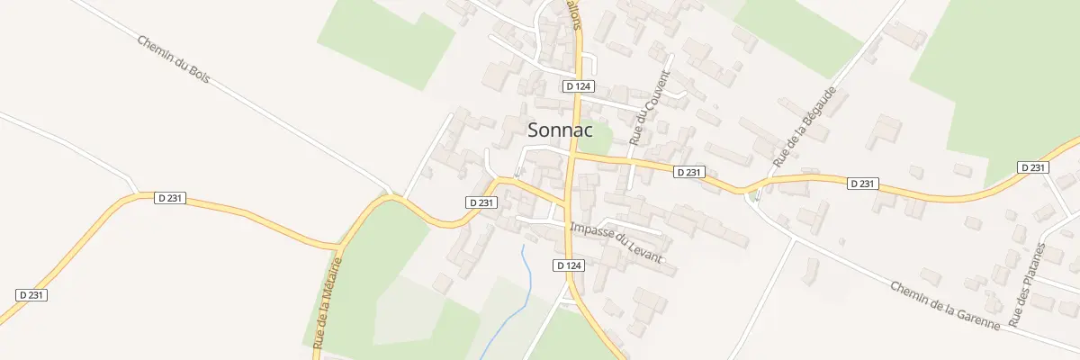 Plan du 2 Rue de l’Eglise à Sonnac