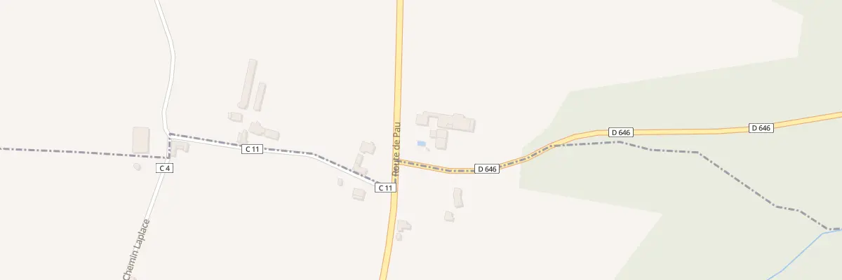 Plan du 1131 Rte de Pau à Saint-Agnet