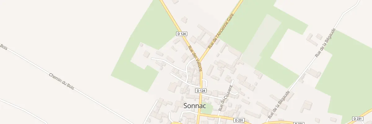 Plan du 13 Rue Basse à Sonnac
