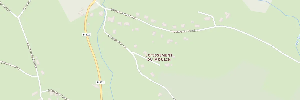 Plan de Lot du Moulin à Barinque