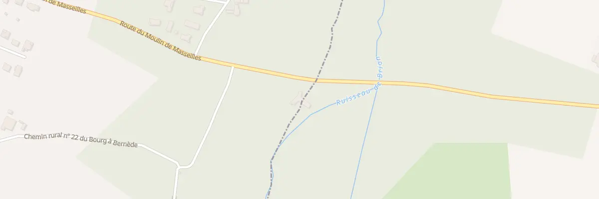 Plan du 120 Moulin de Masseilles à Roaillan