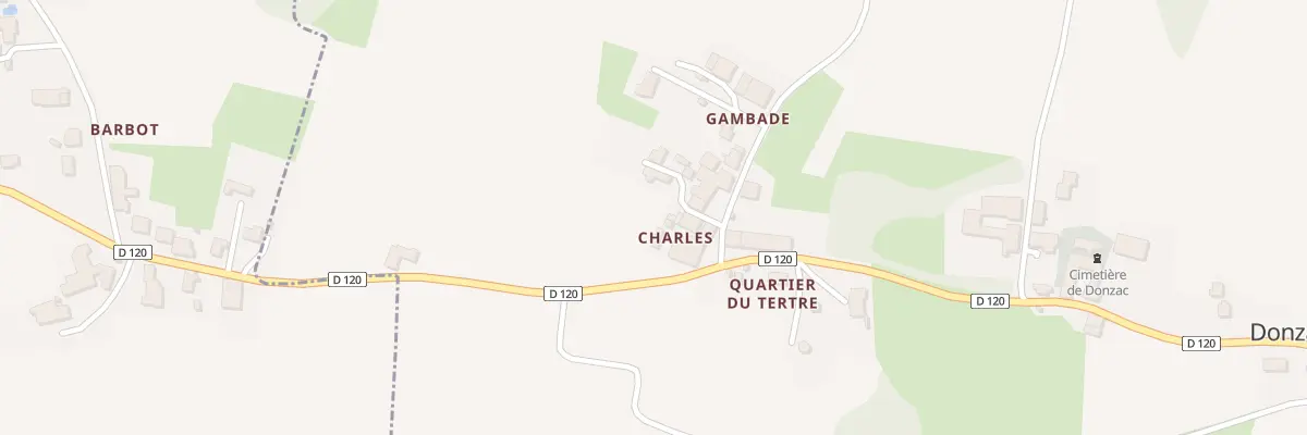 Plan du 6 Charles à Donzac