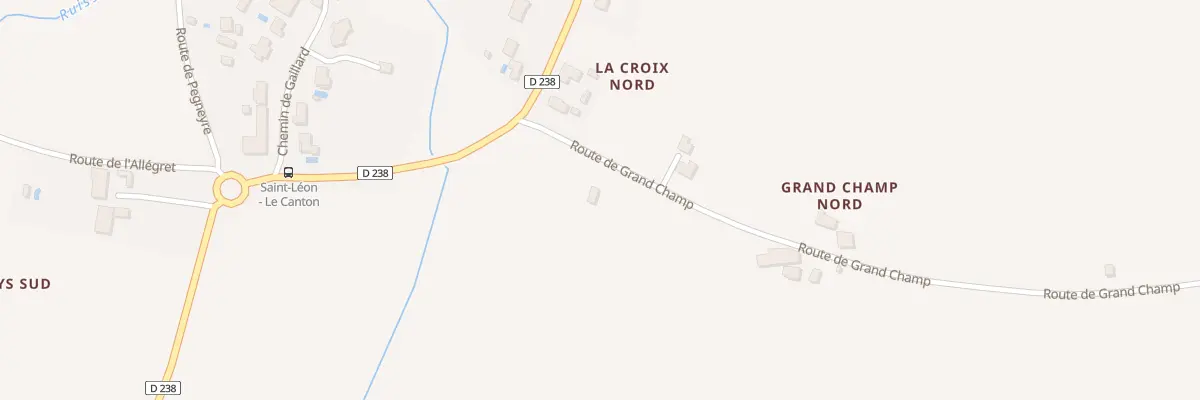 Plan du 3 Rte de Grand Champ à Saint-Léon