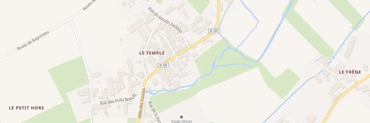 Plan du 1 Rue de l’Abreuvoir aux Touches-de-Périgny
