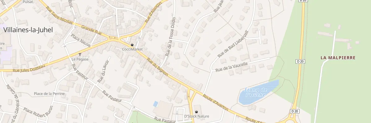 Plan du 1 Rue Jean du Chalard à Villaines-la-Juhel