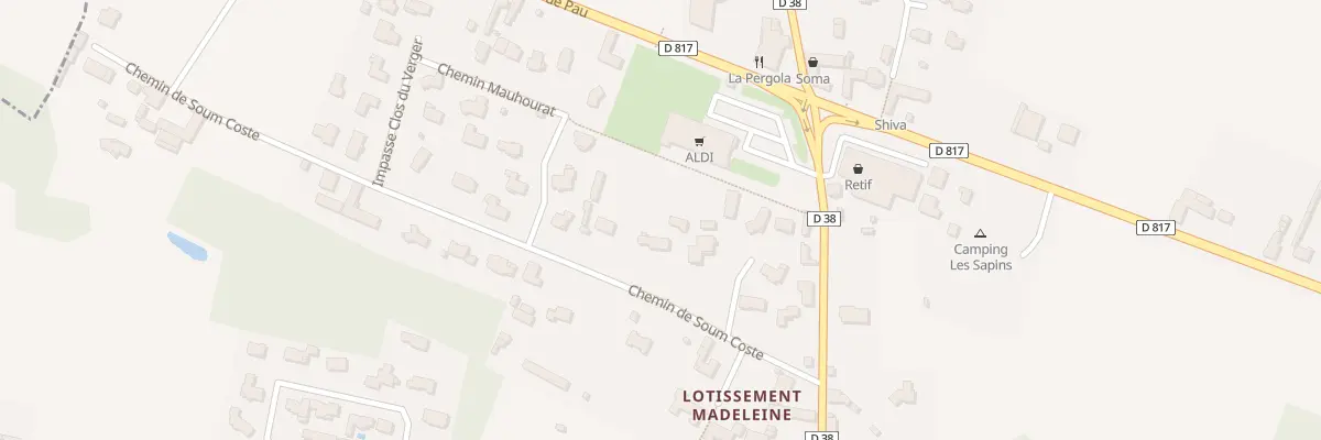 Plan du 6 Che Soum de Coste à Ousse