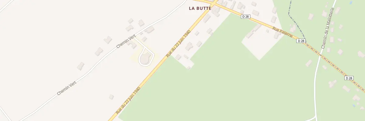 Plan du 2 Rue du 22 Juin 1940 à Sainte-Gemme