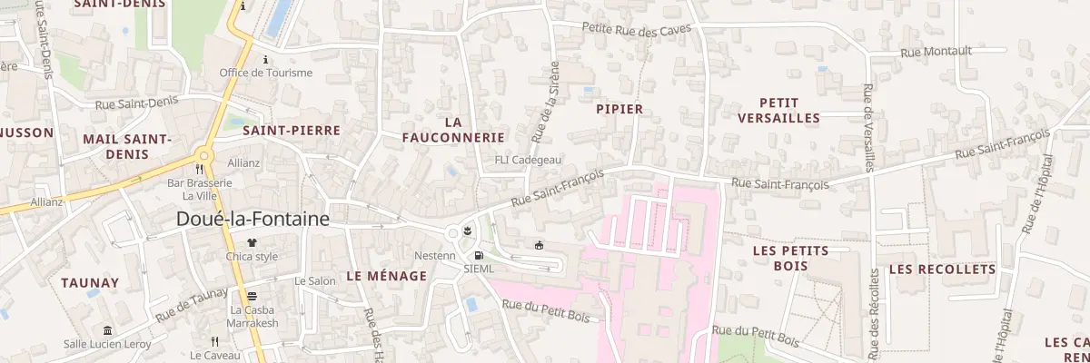 Plan du 15 Rue saint-françois à Doué-en-Anjou