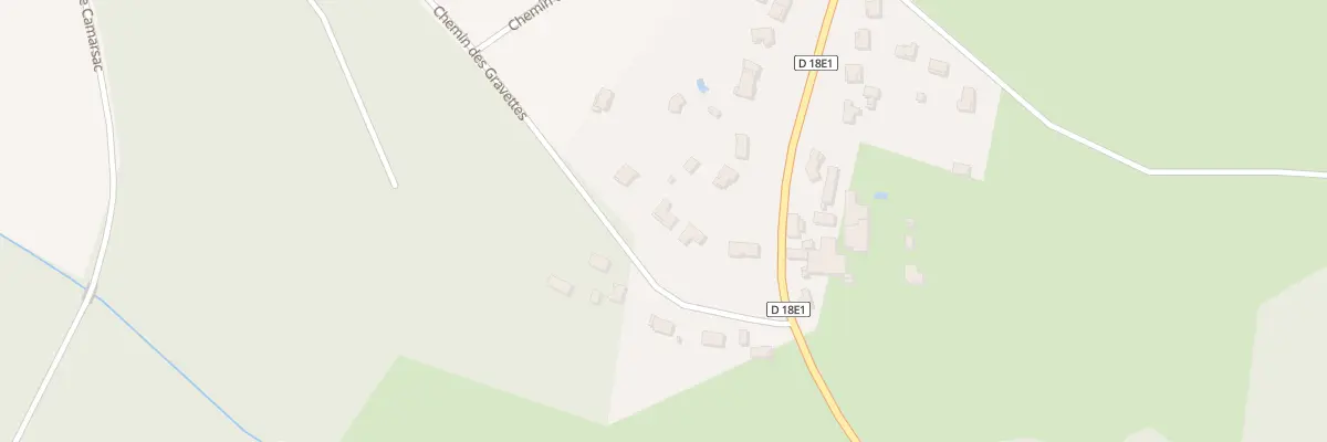 Plan du 6 Che des Gravettes à Galgon