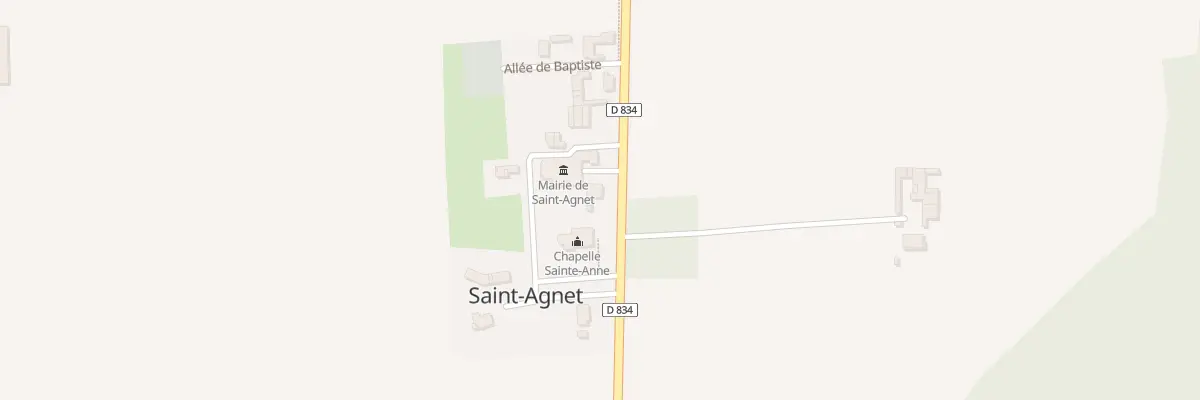 Plan du 37 Rte d’Aire-sur-l’Adour à Saint-Agnet