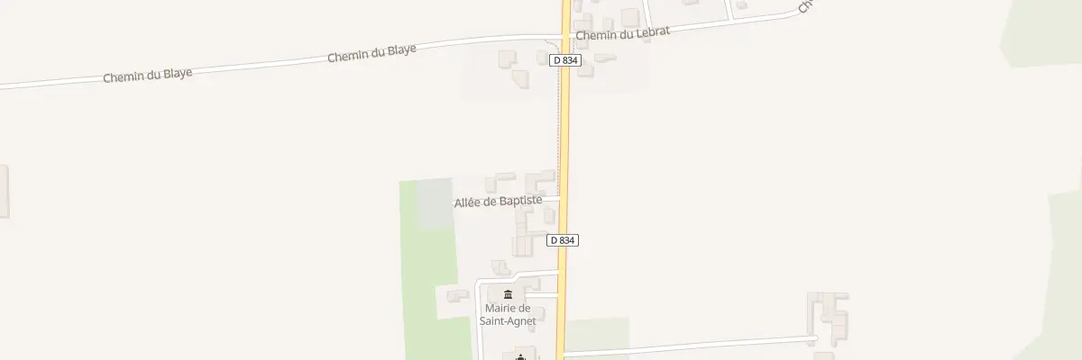 Plan du 167 Rte d’Aire-sur-l’Adour à Saint-Agnet