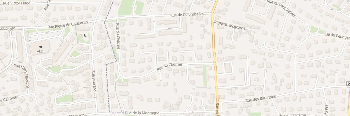 Plan du 6 Rue du Civisme à Démouville