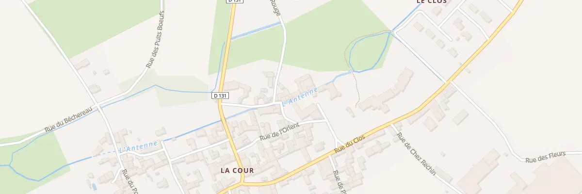 Plan du 2 Rue de la Porte Rouge aux Touches-de-Périgny