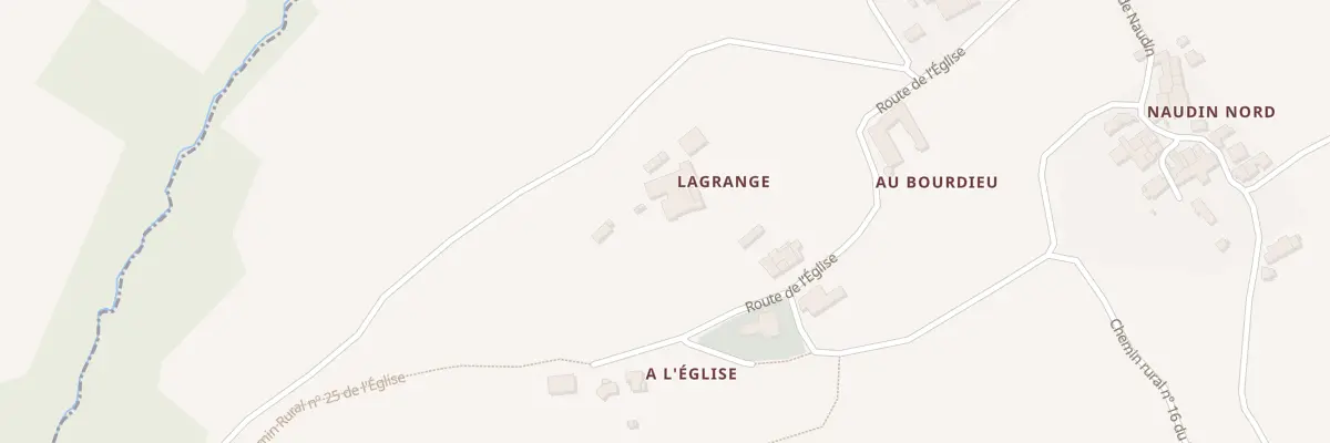 Plan du 15 Lagrange à Monprimblanc
