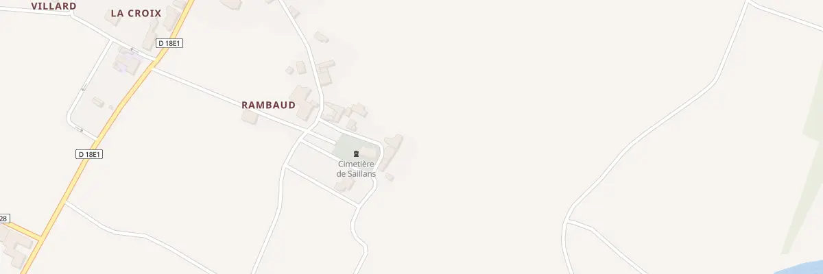 Plan du 92 Le Bourg à Saillans