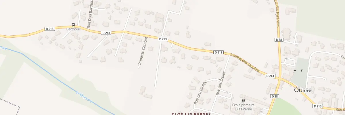 Plan du 3 Clos d’Anglas à Ousse