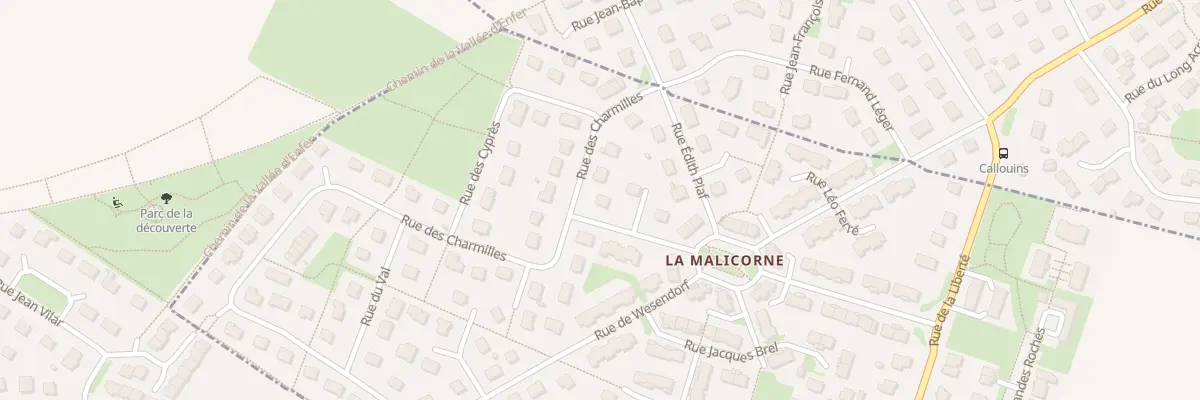 Plan du 32 Rue des Charmilles à Démouville