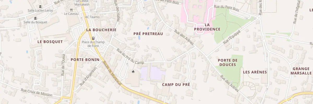 Plan du 33 Rue Pre du Camp à Doué-en-Anjou