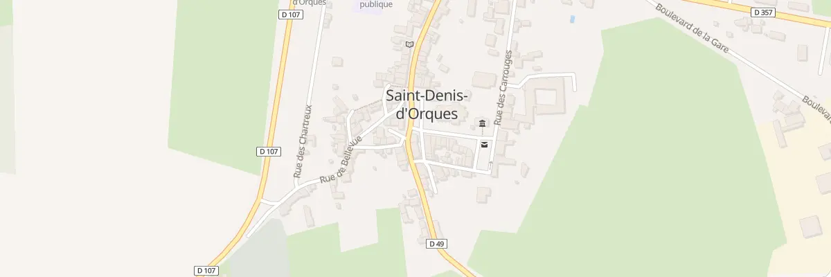 Plan du 2 Pas du College à Saint-Denis-d’Orques