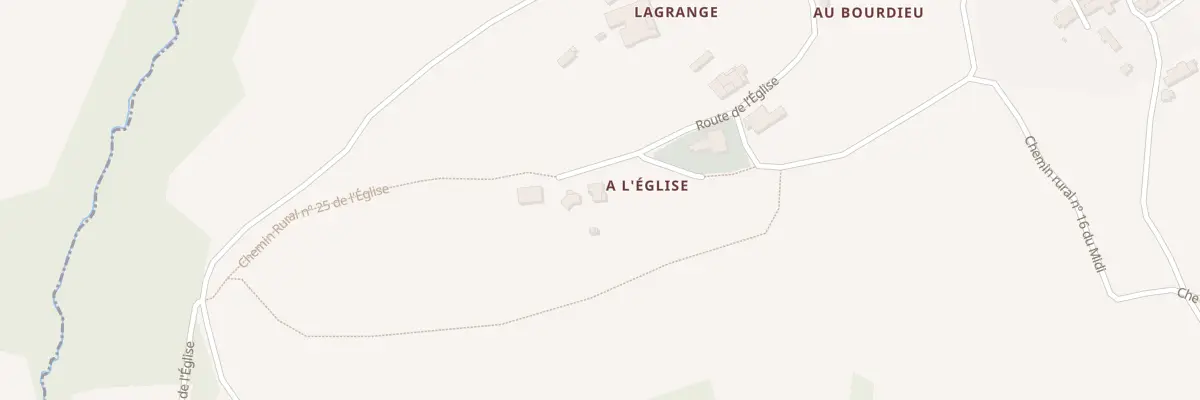 Plan du 3B A l’Eglise à Monprimblanc